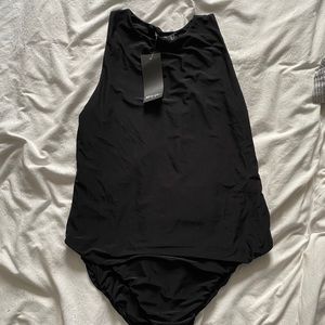 NWT high neck slinky bodysuit